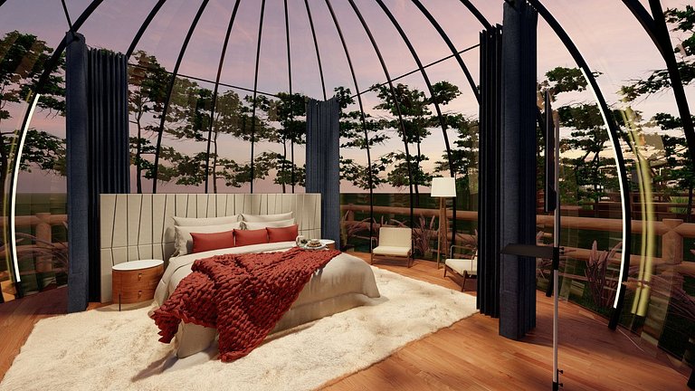 Cabana Bolha – Viva o Luxo da Natureza em Piri