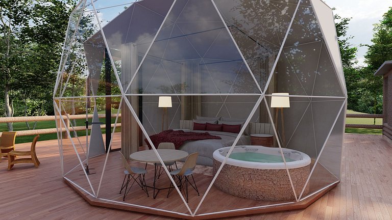Cabana Geodésica – Viva o Luxo da Natureza em Piri