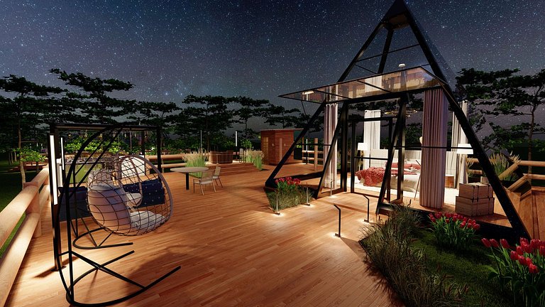 Cabana Pirâmide – Viva o Luxo da Natureza em Piri