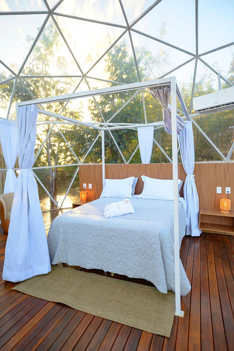 Cabana Geodésica – Viva o Luxo da Natureza em Piri