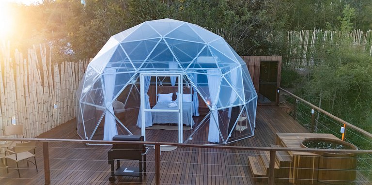 Cabana Geodésica – Viva o Luxo da Natureza em Piri