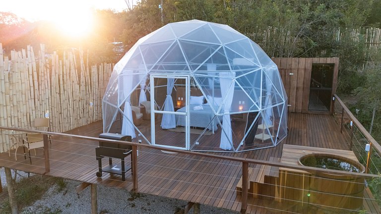 Cabana Geodésica – Viva o Luxo da Natureza em Piri
