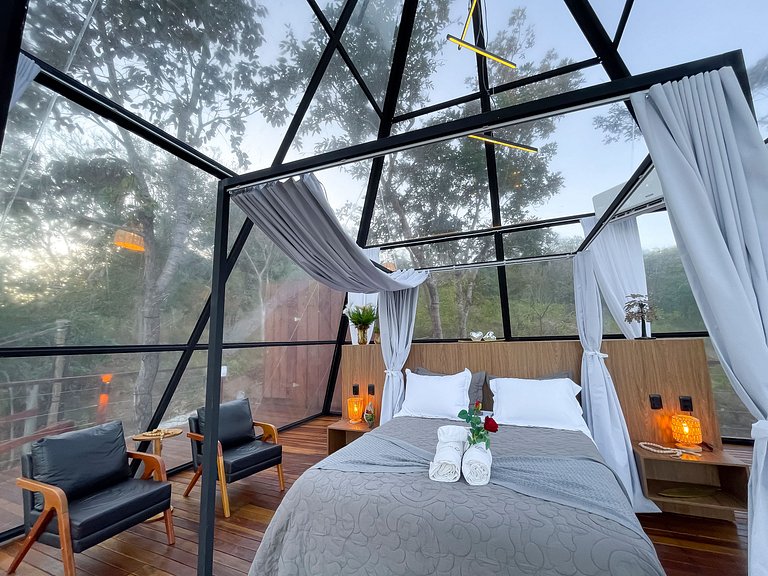 Cabana Pirâmide – Viva o Luxo da Natureza em Piri