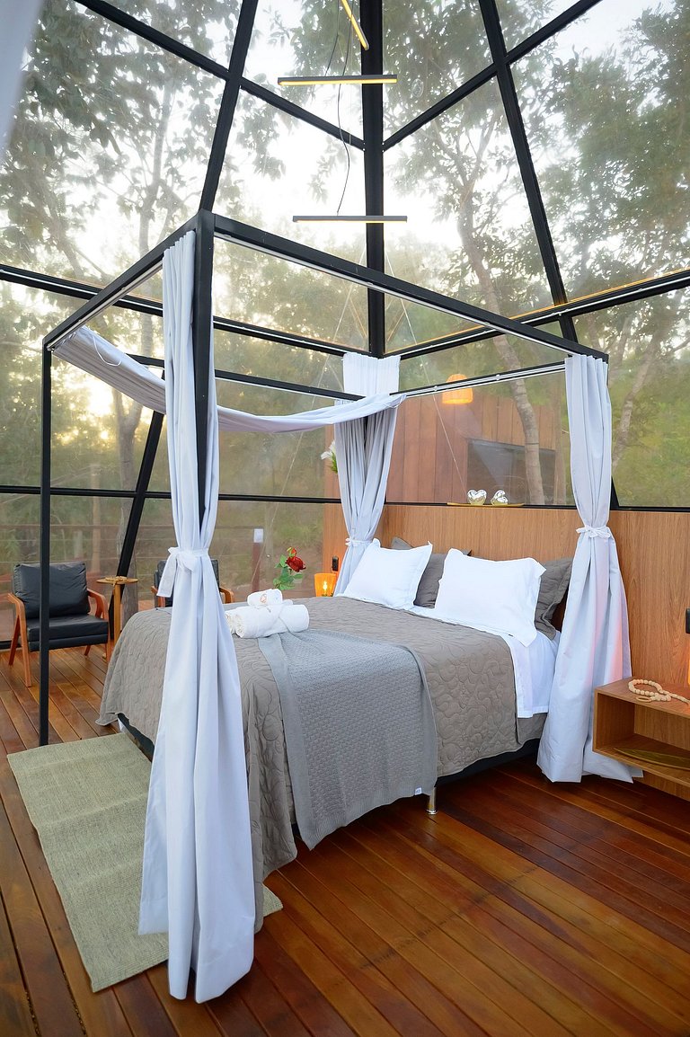 Cabana Pirâmide – Viva o Luxo da Natureza em Piri